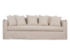sofa 3 cuerpos funda lino pespunte frente