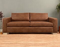 sofá cama queen size urban cuero bonded 70%