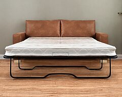 sofá cama queen size urban cuero bonded 70%