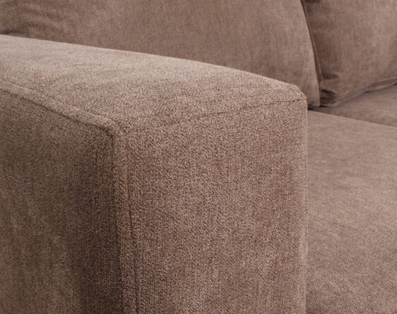 sofa monaco 2 cuerpos finesse moka brazo