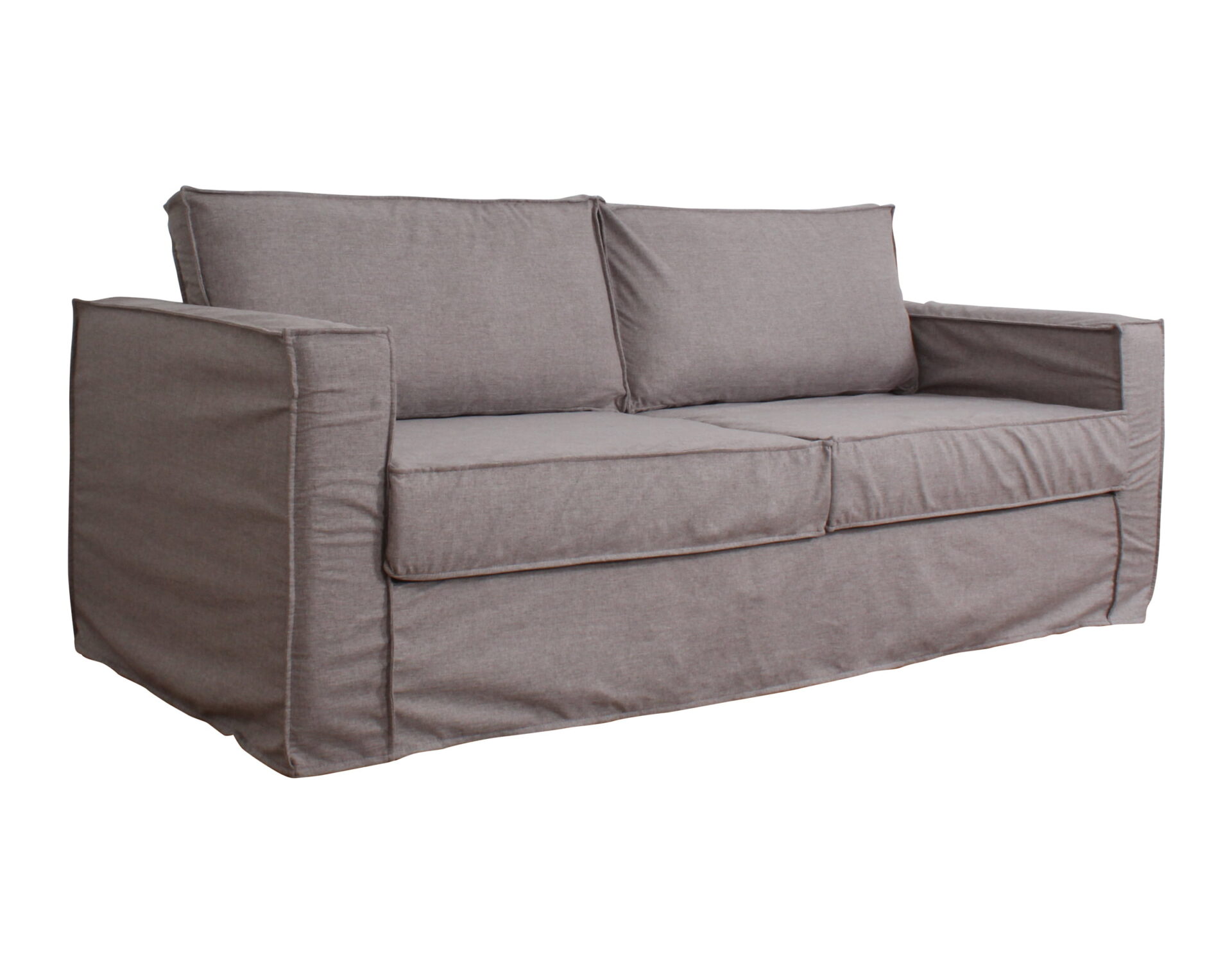 sofa monaco 3 cuerpos especial + funda santorini pespunte iso