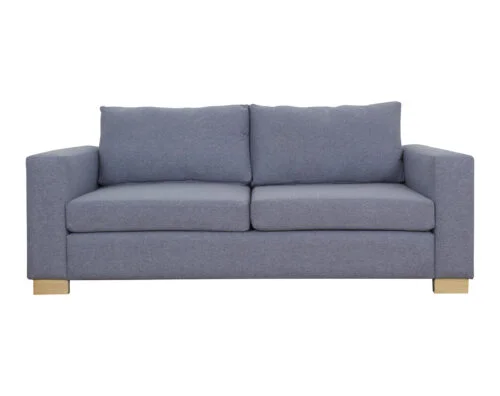 sofa thomas chenille soft denim frente