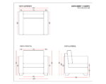 planimetria sofa henry 1c