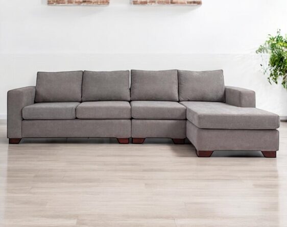 sofá seccional mónaco derecho + butaca finesse