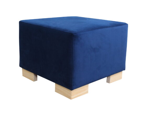 pouf cuadrado velluti azul iso 2
