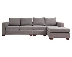 sofá seccional mónaco derecho + butaca finesse