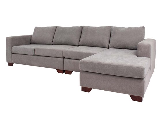 sofá seccional mónaco derecho + butaca finesse