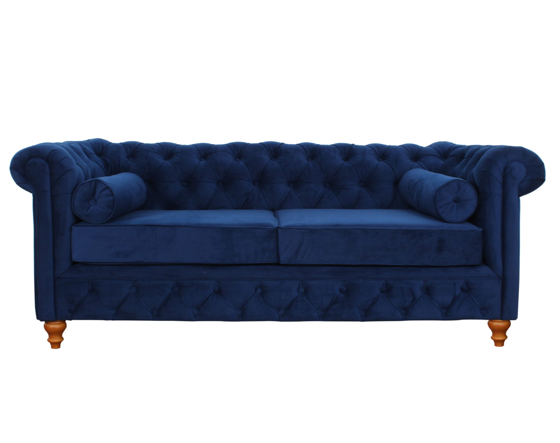 sofa chesterfield 200 cm felpa velluti frente