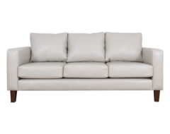 sofa tai 3 cuerpos pu clean marfil frente