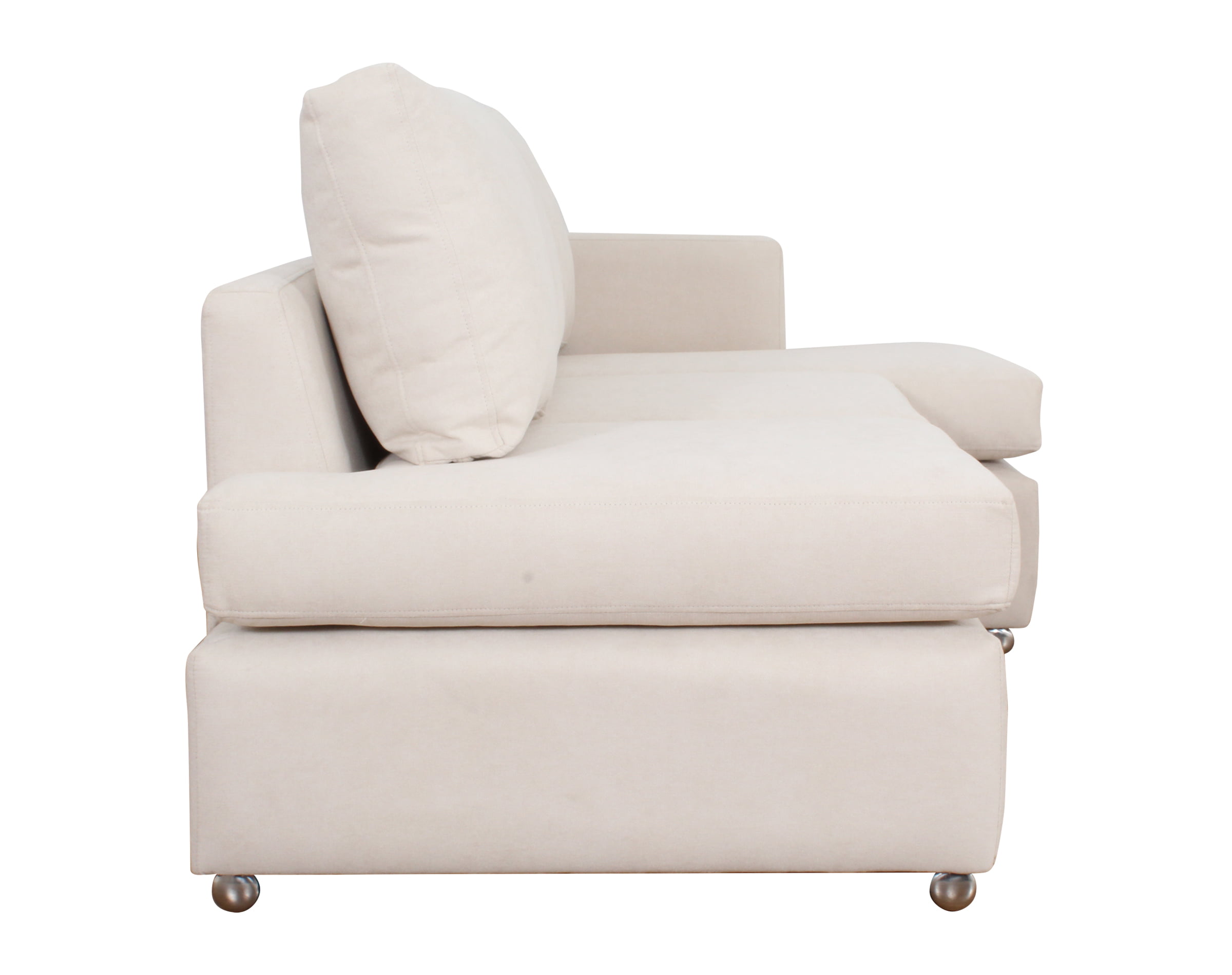 sofa seccional derecho dresde pata tubublar lateral