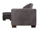 sofá 3 cuerpos mónaco chaise longue intercambiable felpa velluti