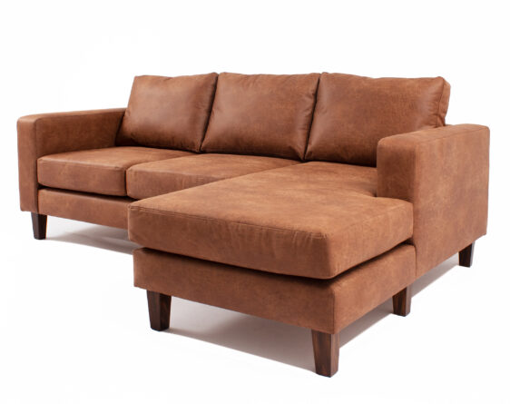 sofá seccional tai derecho cuero bonded 30% sofá seccional tai derecho cuero bonded 30%