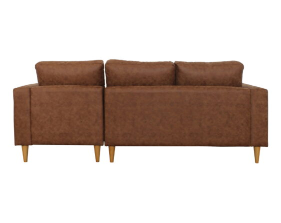 sofá seccional tai derecho cuero bonded 30% sofá seccional tai derecho cuero bonded 30%