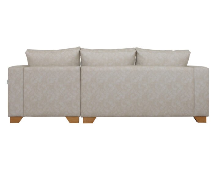 sofá cama seccional derecho colchón 1 1/2 plazas cuero sintetico pu motion