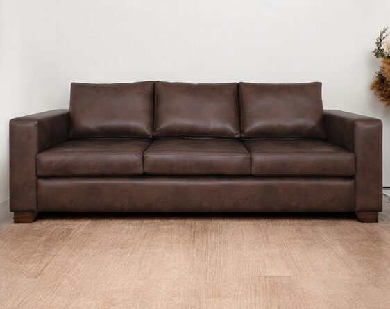 sofá 3 cuerpos mónaco tela envejecida