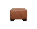 pouf cuadrado liso cuero bonded 70%