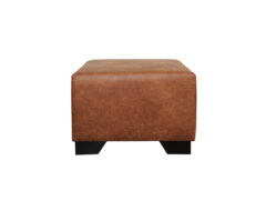 pouf cuadrado liso cuero bonded 70%