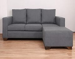 sofá 3 cuerpos + pouf viena vv 27