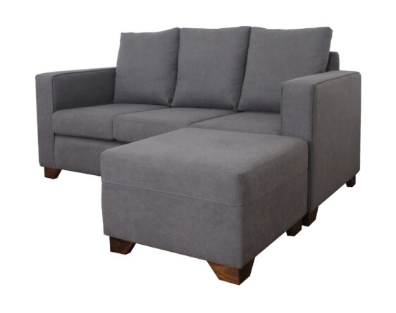 sofá 3 cuerpos viena vv27 con pouf sofá 3 cuerpos viena vv27 con pouf