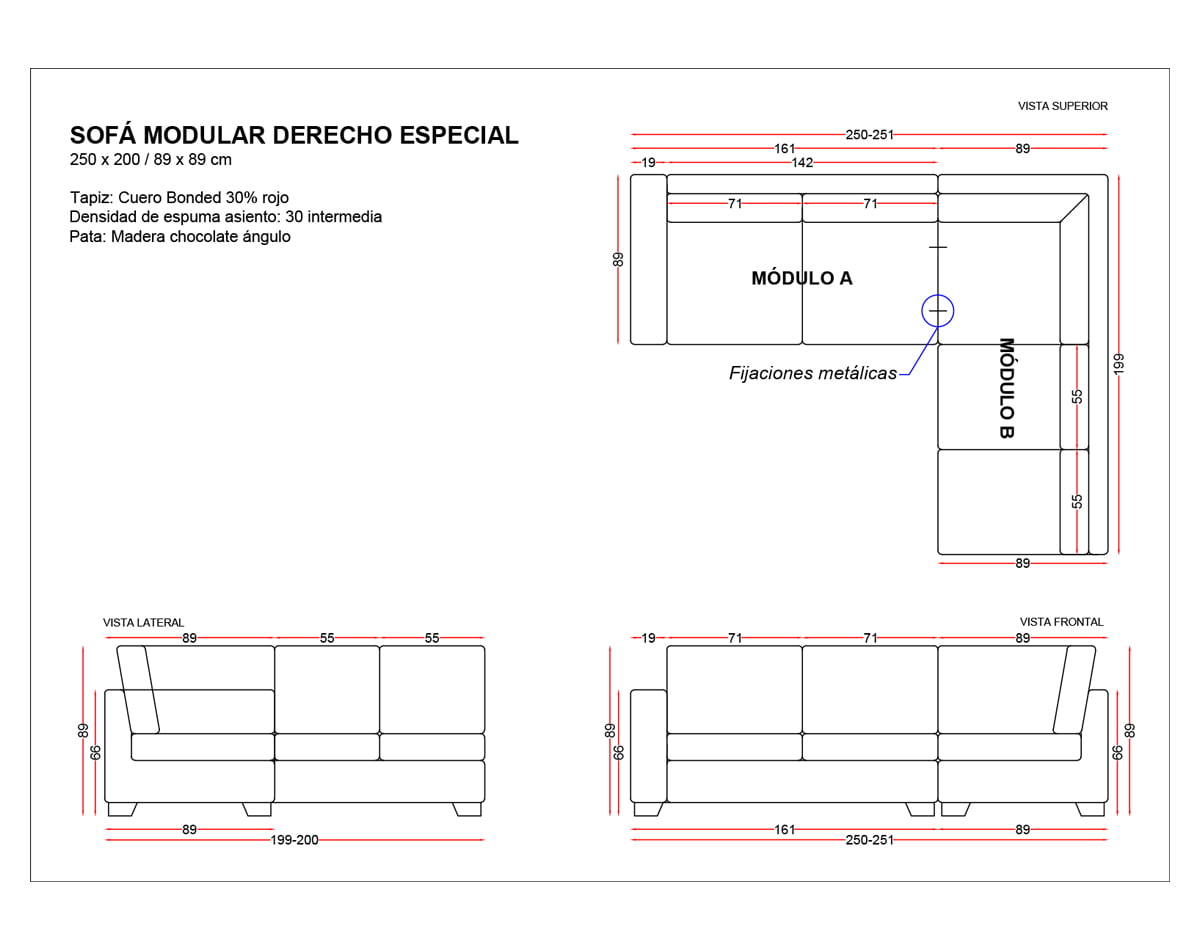 planimetria eduardo romero diaz modular 250 x 200 cm