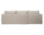 sofá seccional izquierdo bruna funda lino