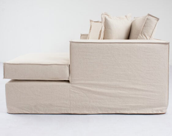 sofá seccional derecho bruna funda lino