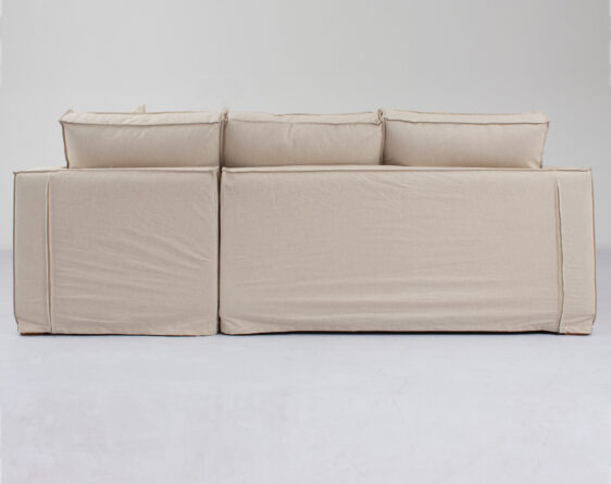 sofá seccional derecho bruna funda lino