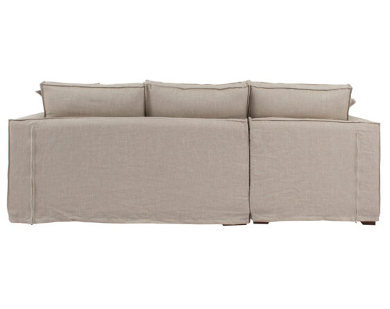 sofá seccional izquierdo bruna funda lino