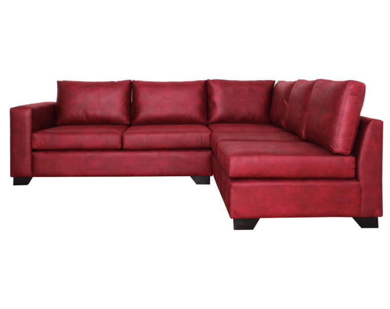 sofa modular derecho bonded 30 rojo frente
