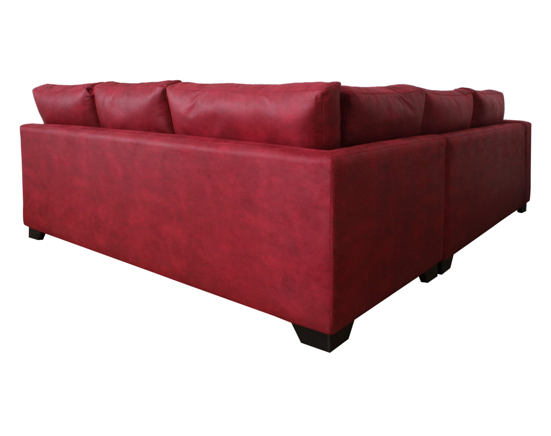 sofa modular derecho bonded 30 rojo iso tras
