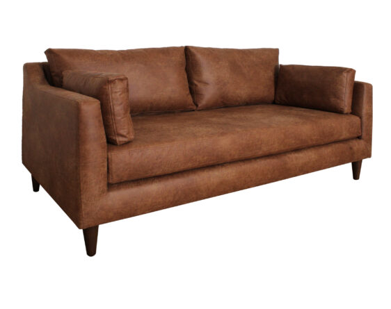 sofá 2 cuerpos nápoles cuero bonded 70% sofá 2 cuerpos nápoles cuero bonded 70%