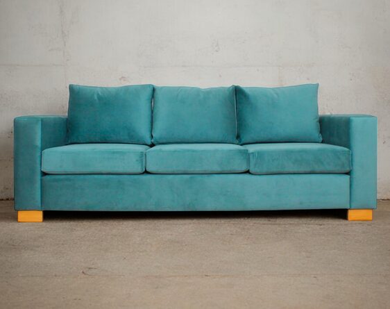 sofá 3 cuerpos mónaco felpa velluti