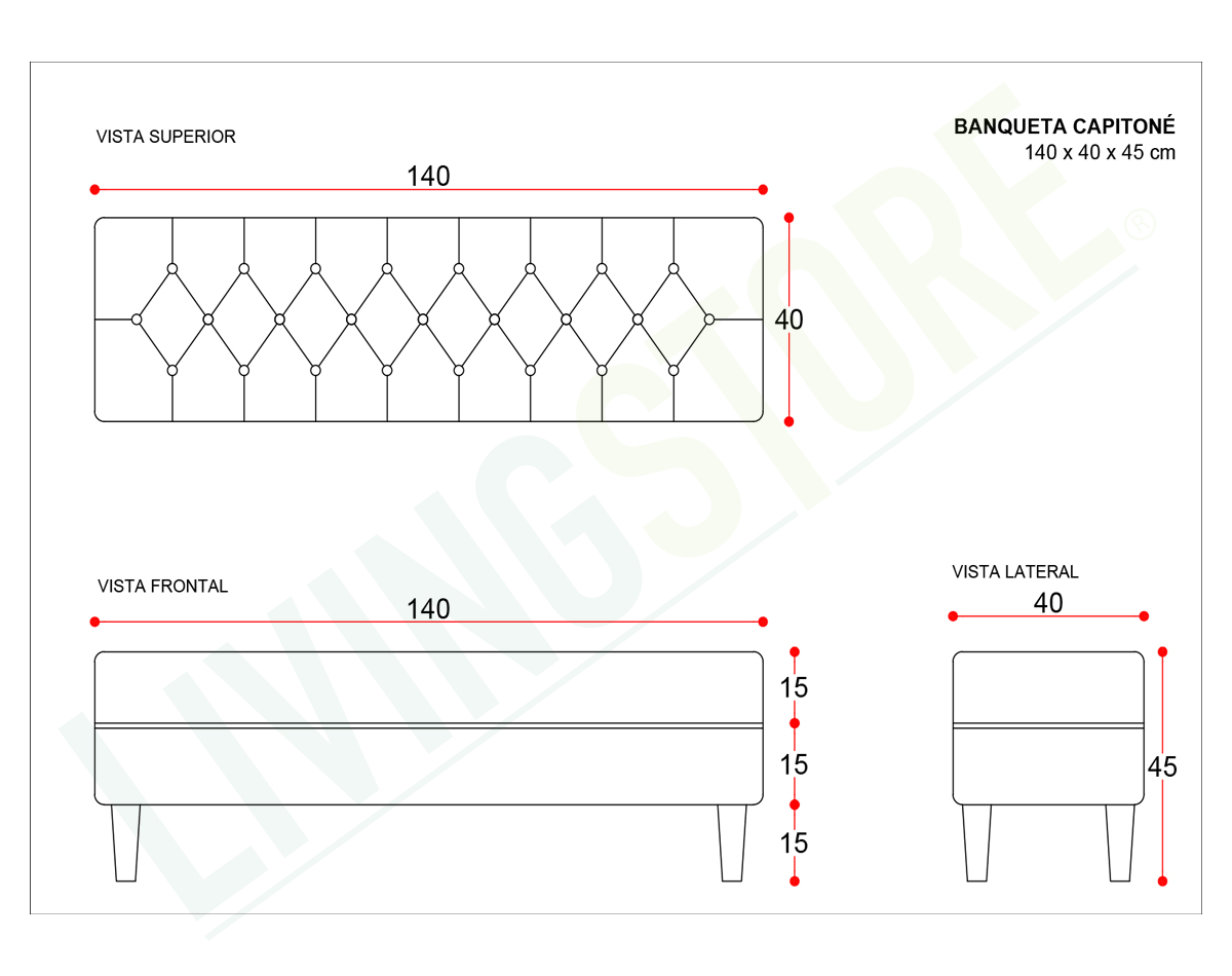 planimetria 2023 banqueta capitone