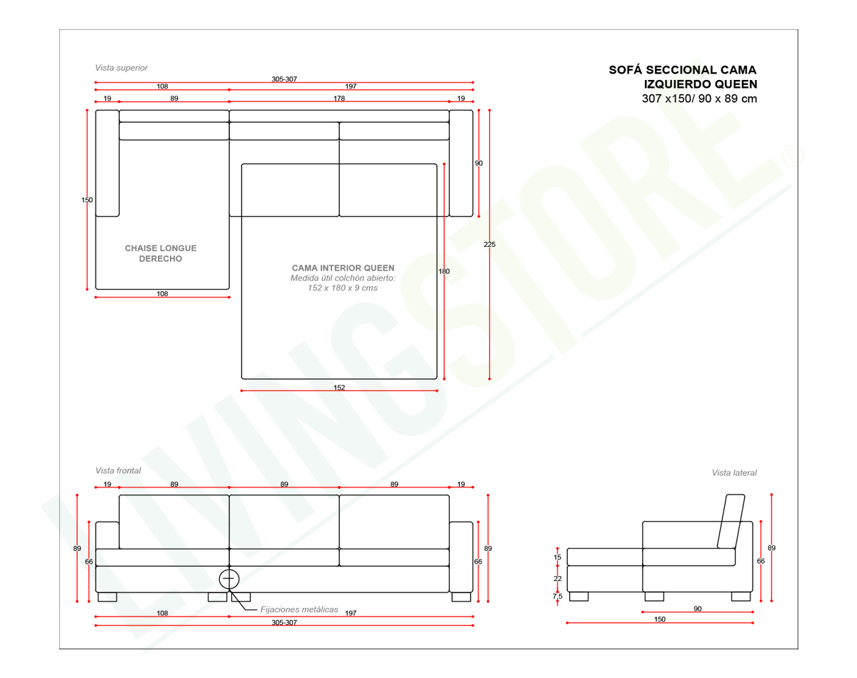 planimetria 2023 seccional cama queen izquierdo