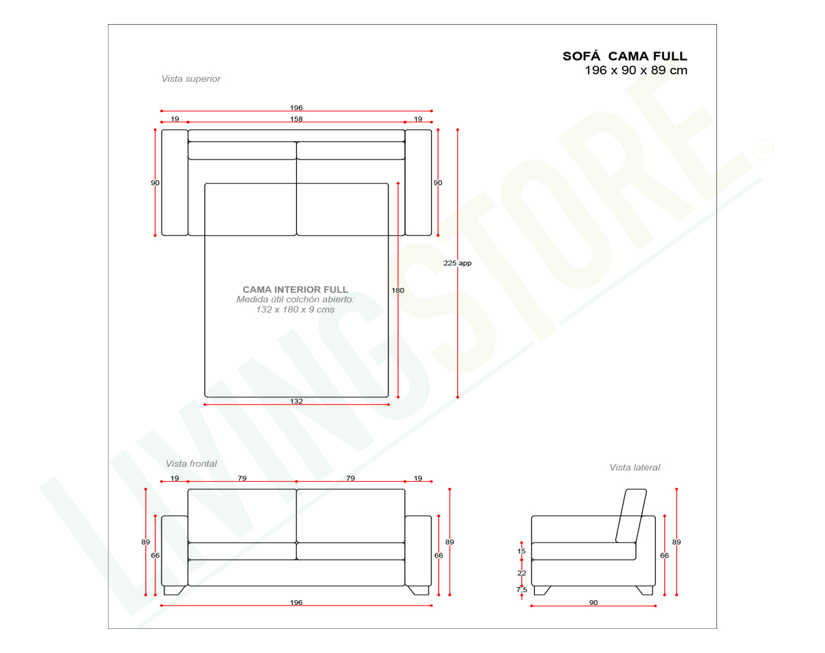 planimetria 2023 sofa cama full