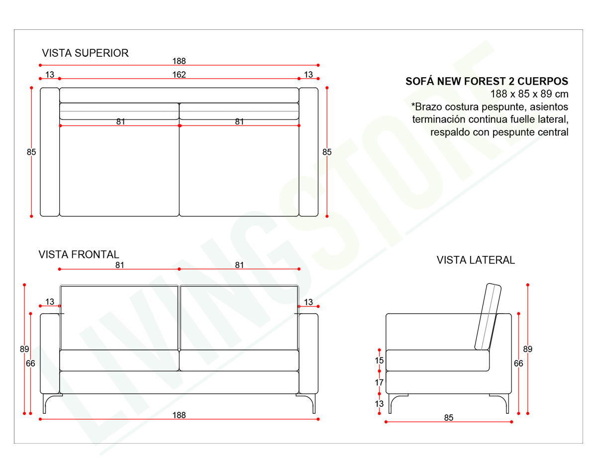 planimetria 2023 sofa new forest 2 cuerpos