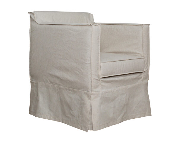 poltrona vita funda faldon lino iso