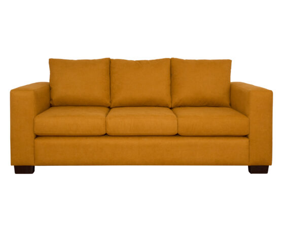 sofá 2 cuerpos cuero sintético cannes