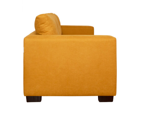 sofá 2 cuerpos cuero sintético cannes