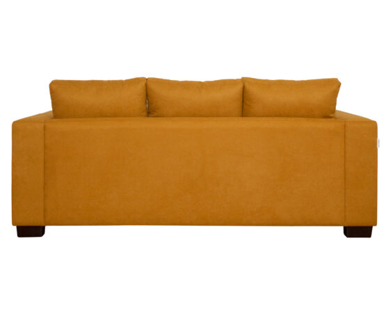 sofá 2 cuerpos cuero sintético cannes