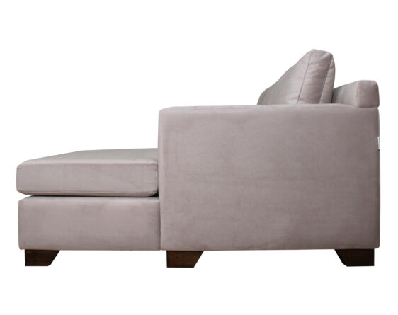 sofá seccional isabella derecho felpa velluti sofá seccional isabella derecho felpa velluti