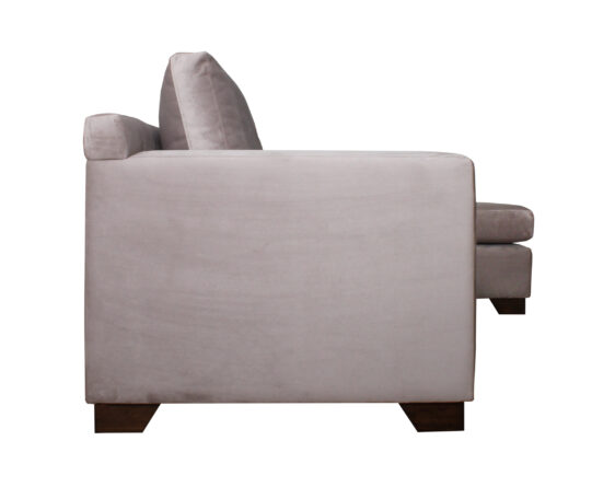 sofá seccional isabella derecho felpa velluti sofá seccional isabella derecho felpa velluti