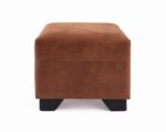 pouf cuadrado liso cuero bonded 70% (copia)