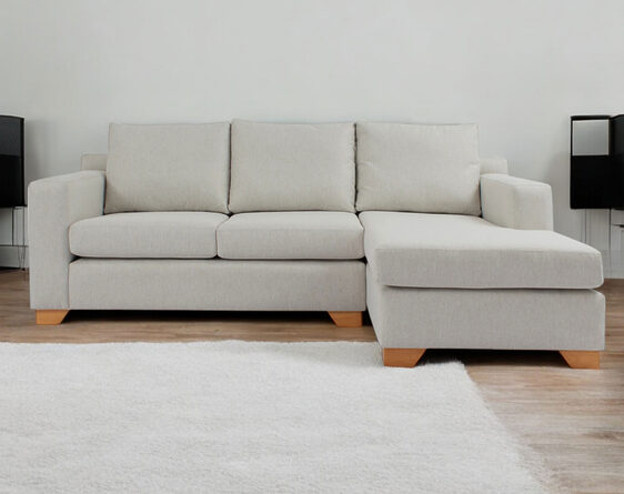 sofá seccional isabella chaise longue derecho wr protect