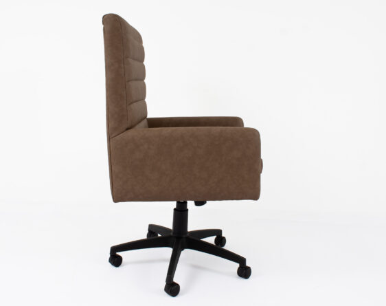 silla escritorio pu motion capuccino lateral