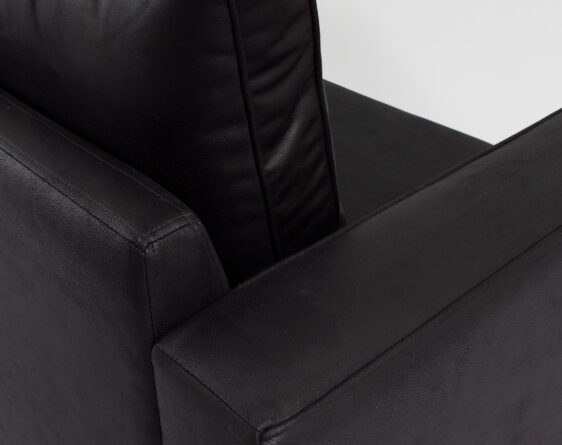 sofá henry 2 cuerposcuero bonded 70% negro