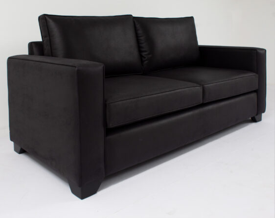 sofá henry 2 cuerposcuero bonded 70% negro