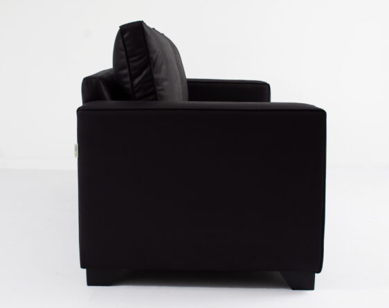 sofá henry 2 cuerposcuero bonded 70% negro