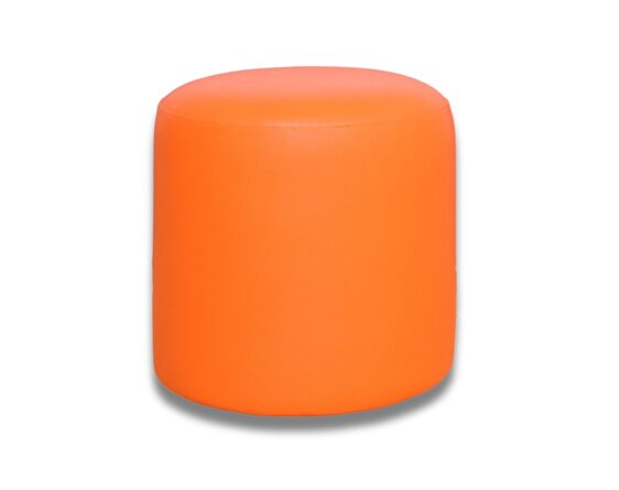 pouf circular cuero sintético megalight