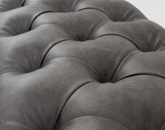 banqueta capitoné cuero bonded 30%